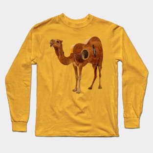 Camel Guitar Design Long Sleeve T-Shirt